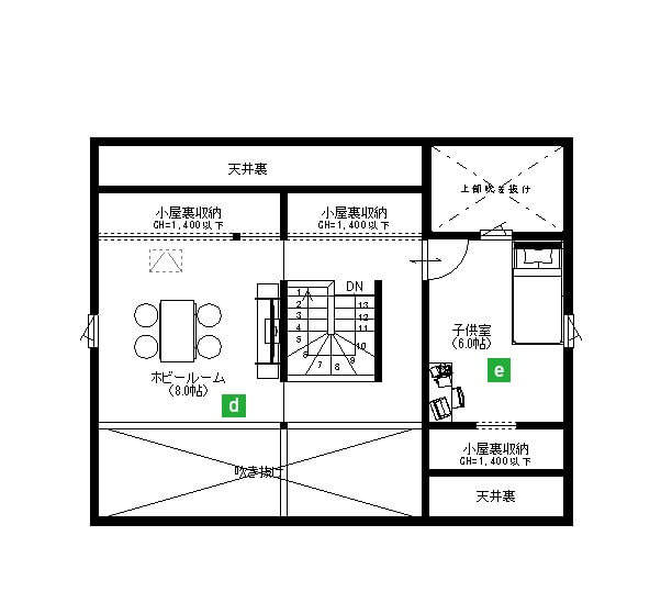TYPE 大屋根 2F